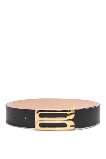 Frame jumbo leather belt 