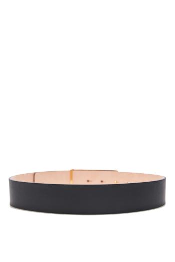 Frame jumbo leather belt 