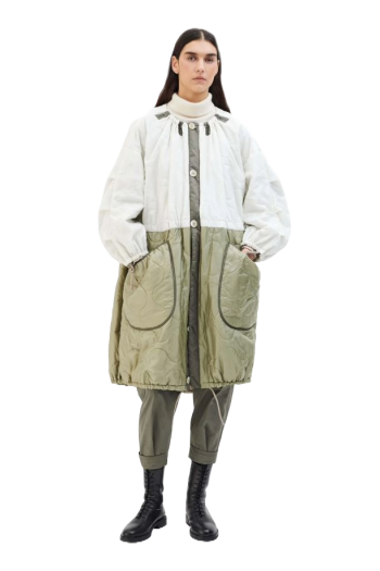 Parachute Quilt Parka reversible