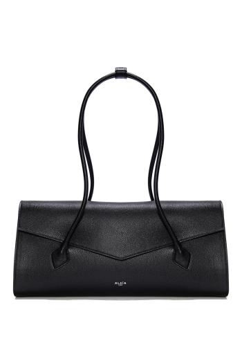 Le Teckel flap grained-leather top handle bag 