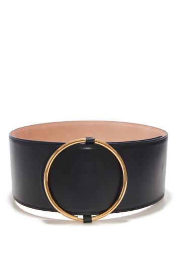 Ring belt in calfskin