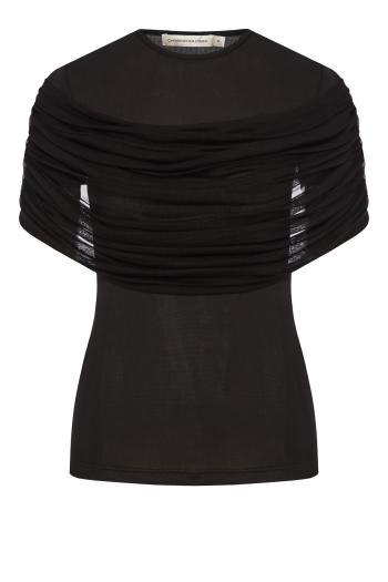Sonora tulle and jersey top