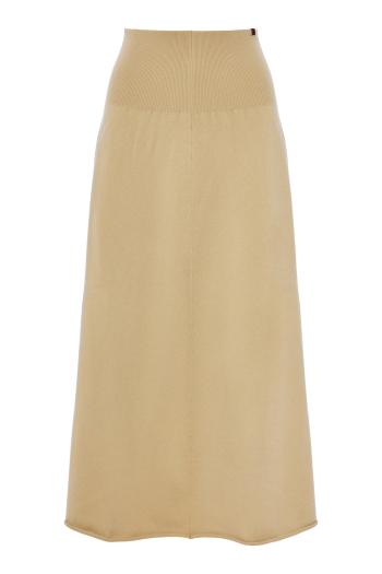 Knitted cashmere midi skirt 