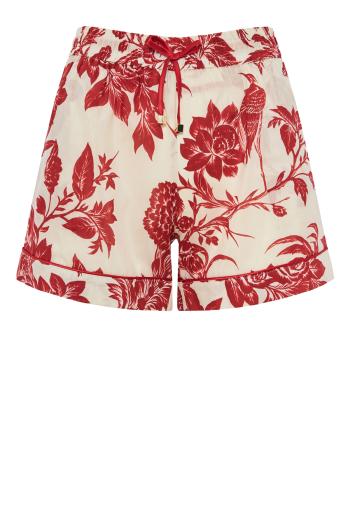 Lissips printed cotton and silk shorts 