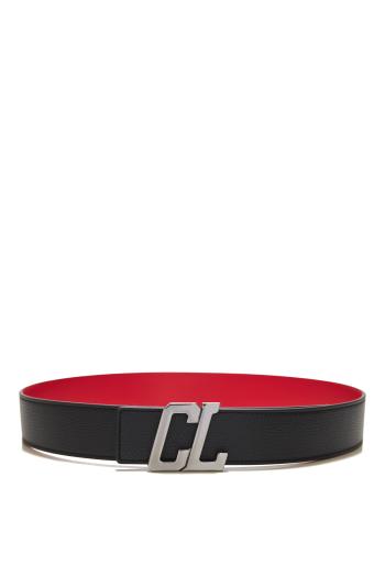 Happy 40 embellished leather belt 