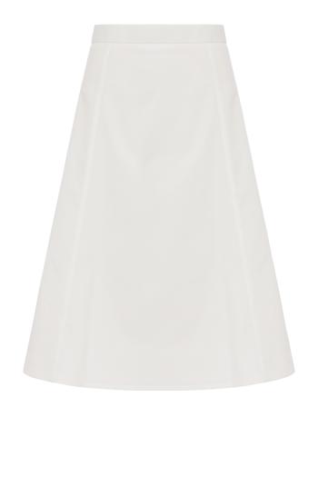 Typewriter Cloth A-line Skirt