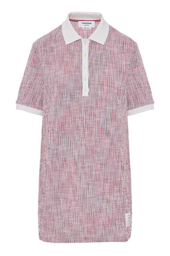 Tweed crew-neck mini dress 