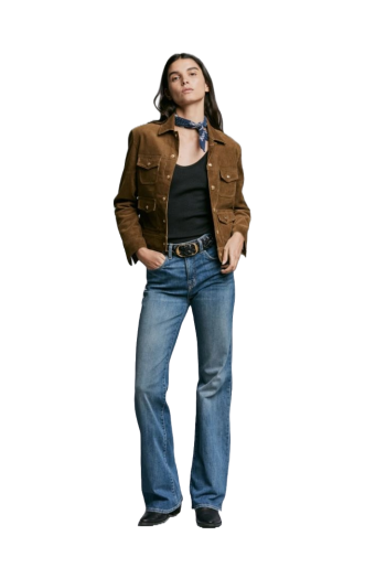 Celia mid-rise cotton jeans 