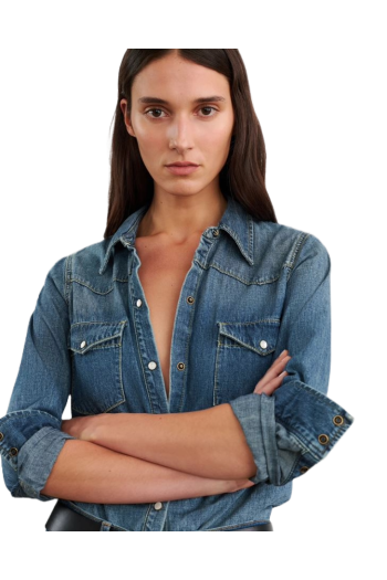 Travis cotton denim shirt  