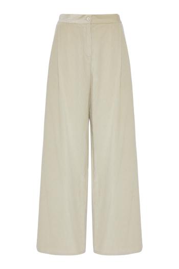 Corduroy cotton and silk pants 