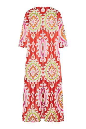 Genova embroidered cotton-blend kaftan 