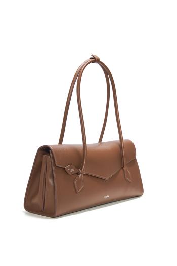 ΤΣΑΝΤΑ LE TECKEL FLAP SHINY GRAINED