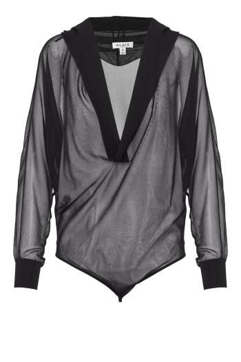 BODY LS KNIT HOODED