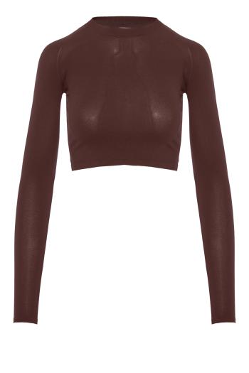 Second skin knitted cropped top