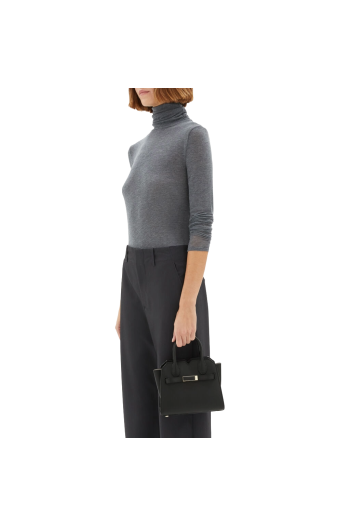 Milano micro textured-leather tote