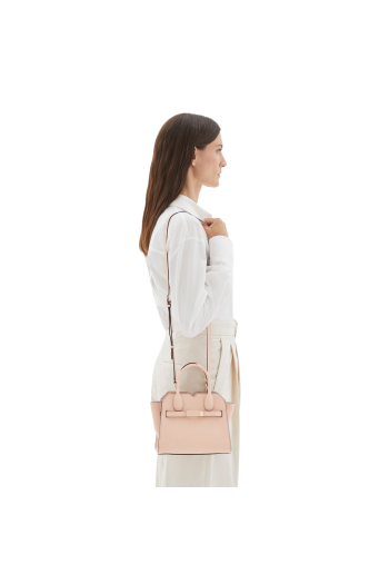 Milano micro textured-leather tote