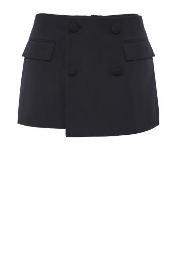 Button wool skort 