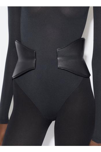 Leather waist-belt 