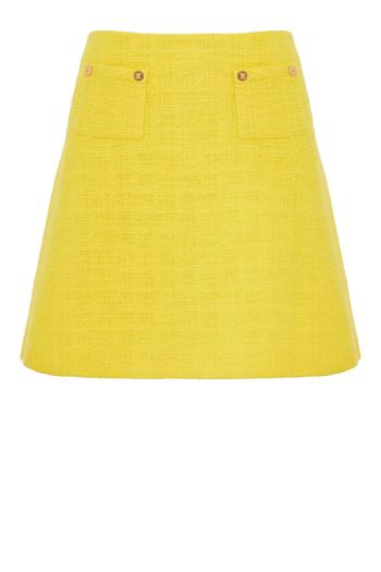 Bouclé mini skirt 