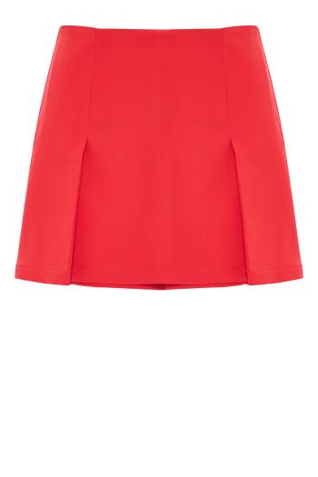 Silk mini skirt + shorts