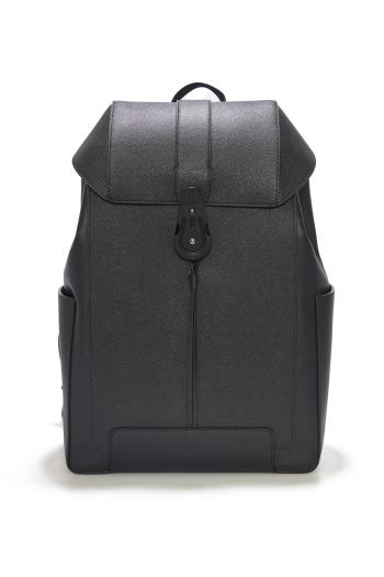 Groovy textured-leather backpack 