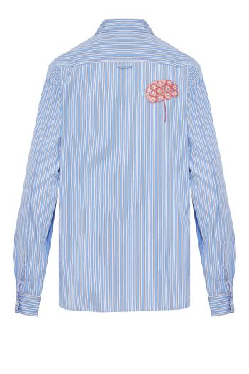 Thomas embroidered striped cotton shirt 