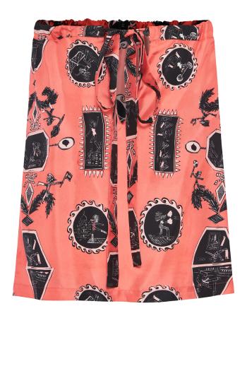 Brigitte printed silk sleeveless top 