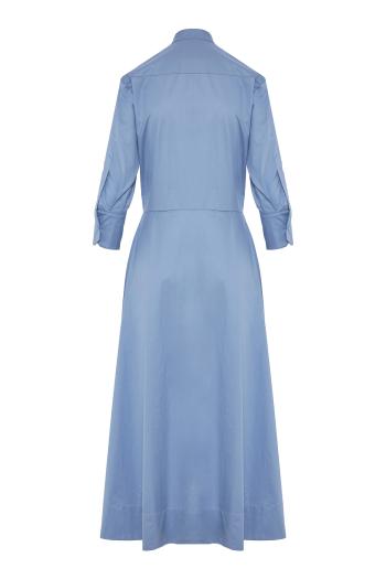 Petra cotton-poplin midi dress 