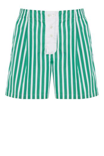 Striped cotton shorts 
