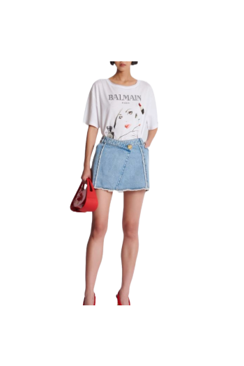 Beauty printed cotton T-shirt 