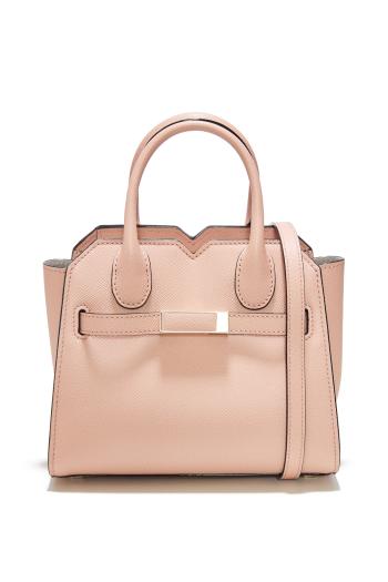 Milano micro textured-leather tote