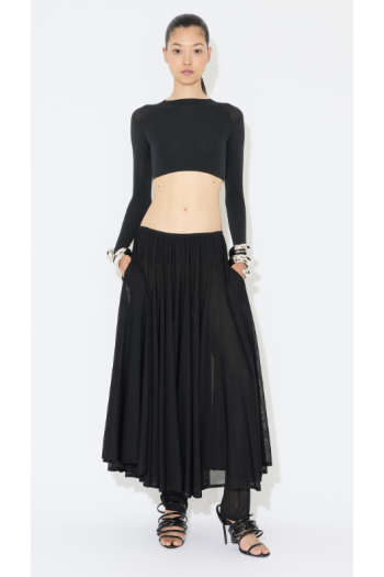 Second skin knitted cropped top 