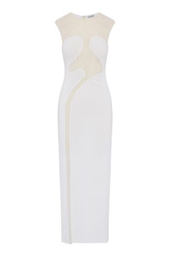 Molded bodycon knitted maxi dress