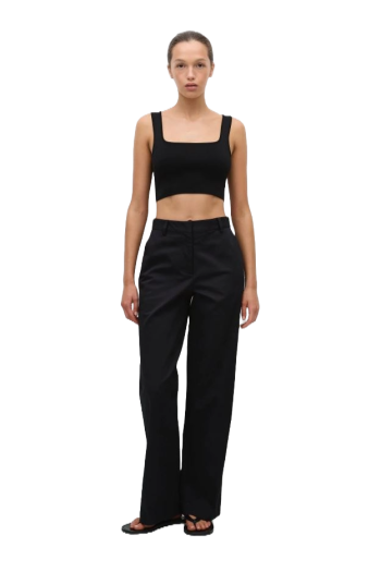 Knitted crop top