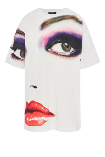 Printed cotton T-shirt 