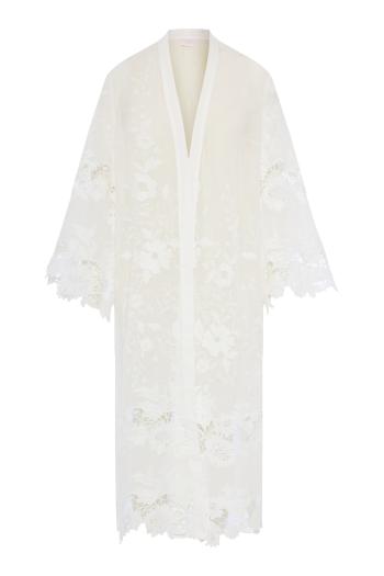 Ansedonia embroidered cotton duster jacket