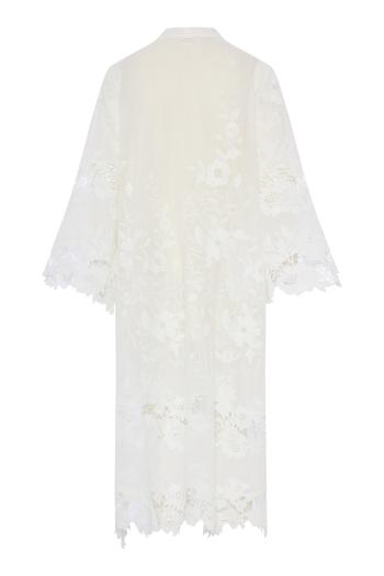 Ansedonia embroidered cotton duster jacket