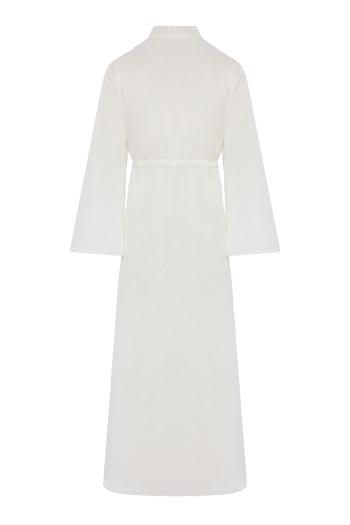 Otani textured cotton and linen robe 