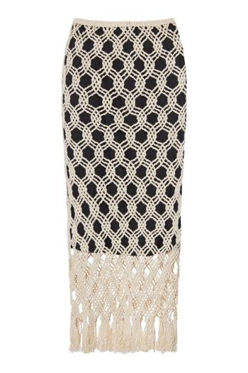 Sparrow macrame midi skirt