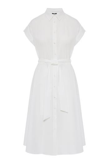  Cotton midi dress  The product title.