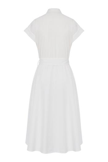  Cotton midi dress  The product title.