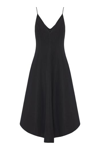 Elaine linen and cotton midi dress 