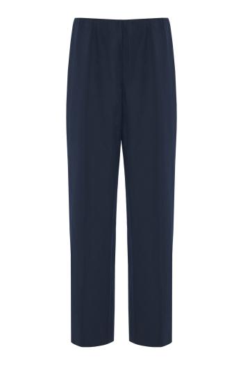 Cotton-Blend High-Waist Bias Pant