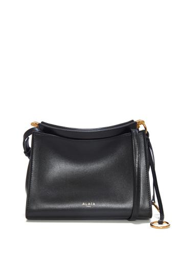 Le Click Curved square small leather shoulder bag 
