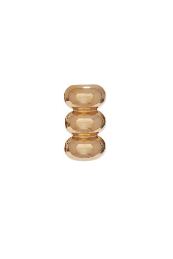 Sphere gold-tone earrings 