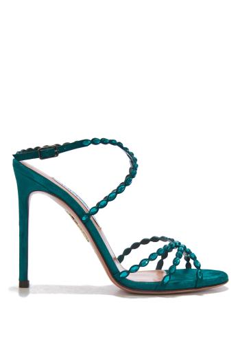 Love Struck 105 embellished suede sandals 