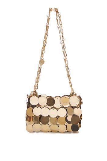 Sparkle discs nano paillette shoulder bag 
