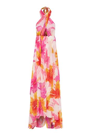 Ina printed chiffon maxi dress 
