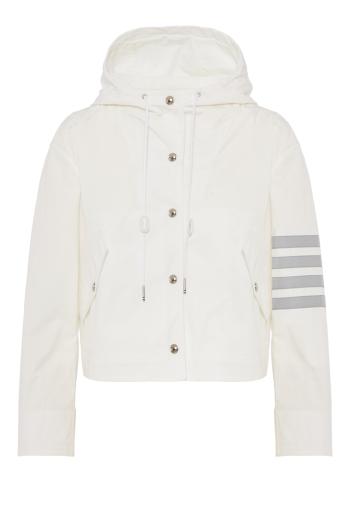 Memory tech 4-bar cropped anorak jacket