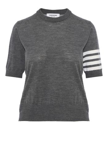 Fine merino wool 4-bar tee sweater 